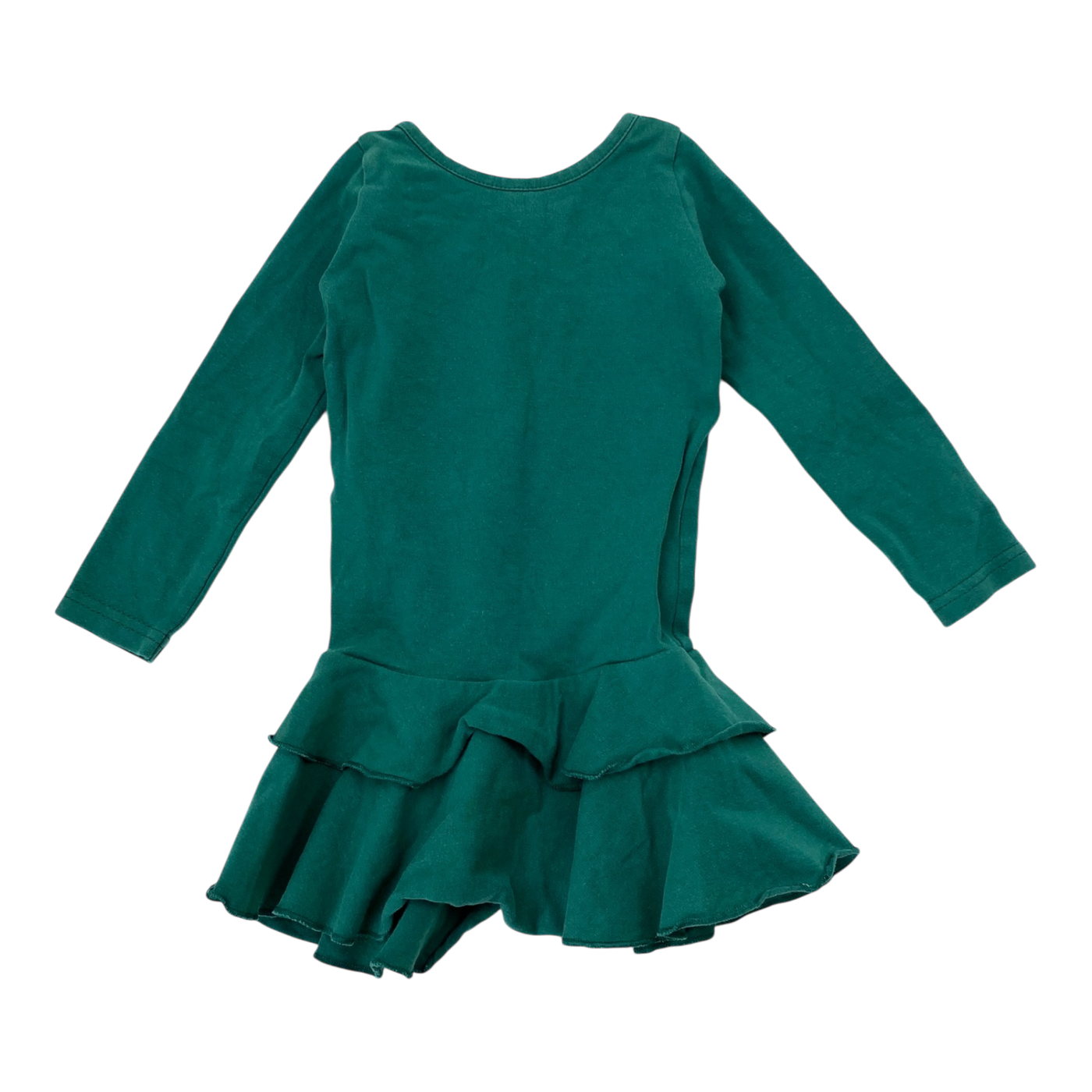 Gugguu frilla dress, teal | 62cm