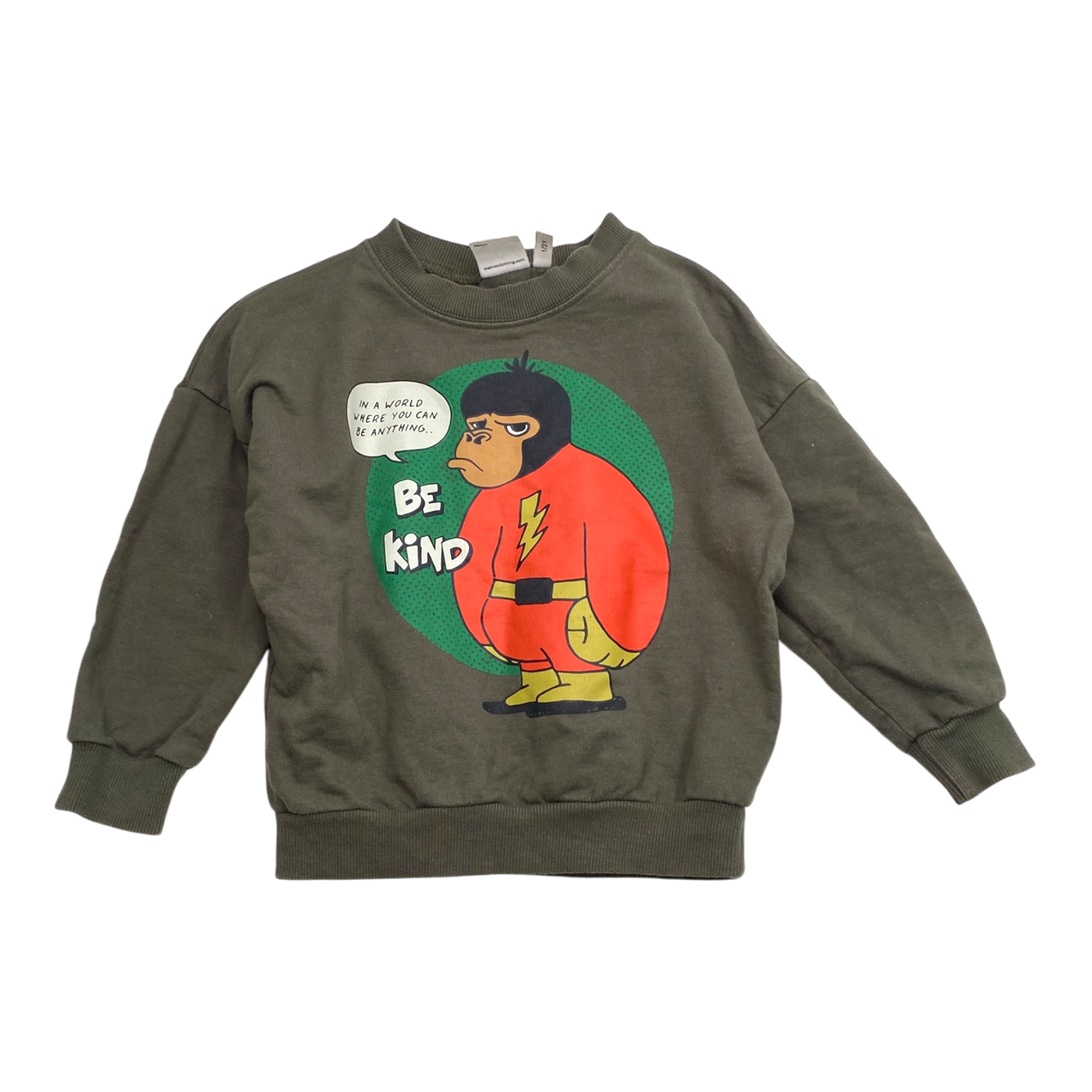 Mainio sweatshirt, forest green | 86/92cm
