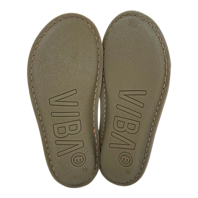 VIBAe Roma leather slippers, fawn tan | 39