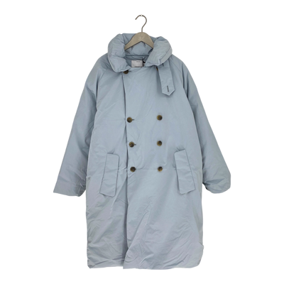 Embassy of Bricks and Logs kingsgate puffer coat, baby blue | woman L