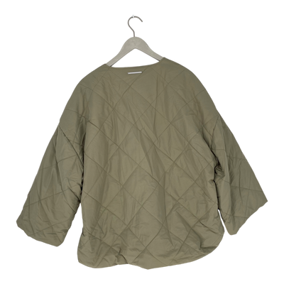 Embassy of Bricks and Logs monza puffer jacket, tea green | woman M