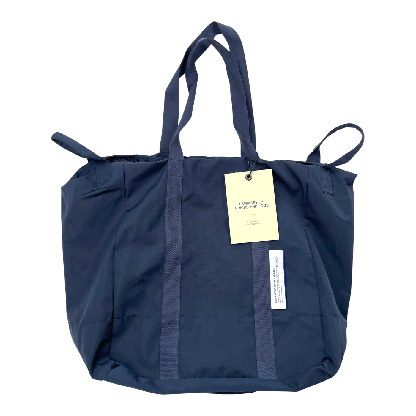 Embassy of Bricks and Logs turin orga bag, dark blue
