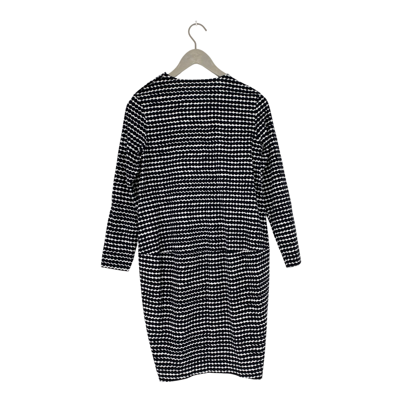Marimekko pussukka pikku räsymatto dress, black dots | woman XS
