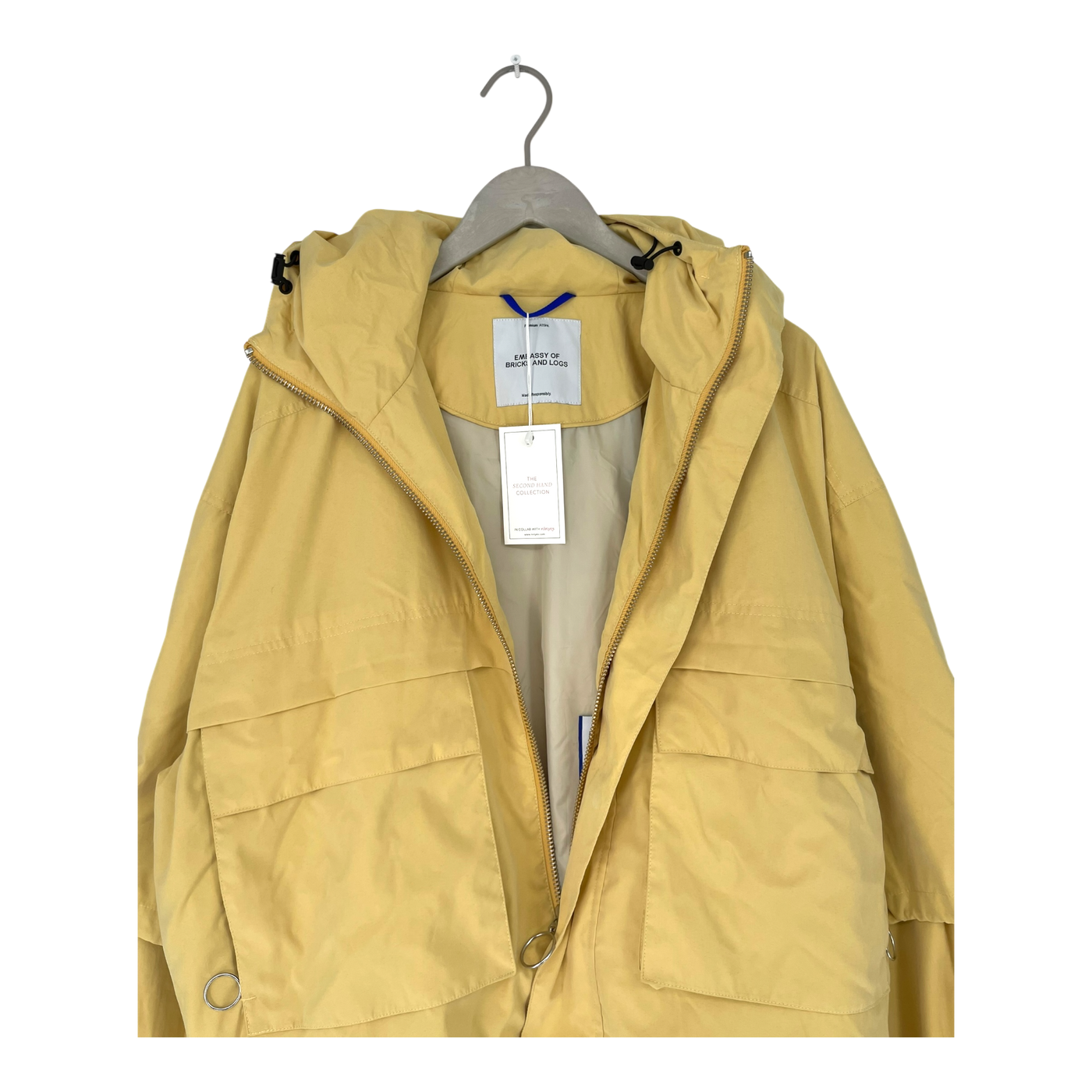 Embassy of Bricks and Logs midseason jacket, yellow | unisex S