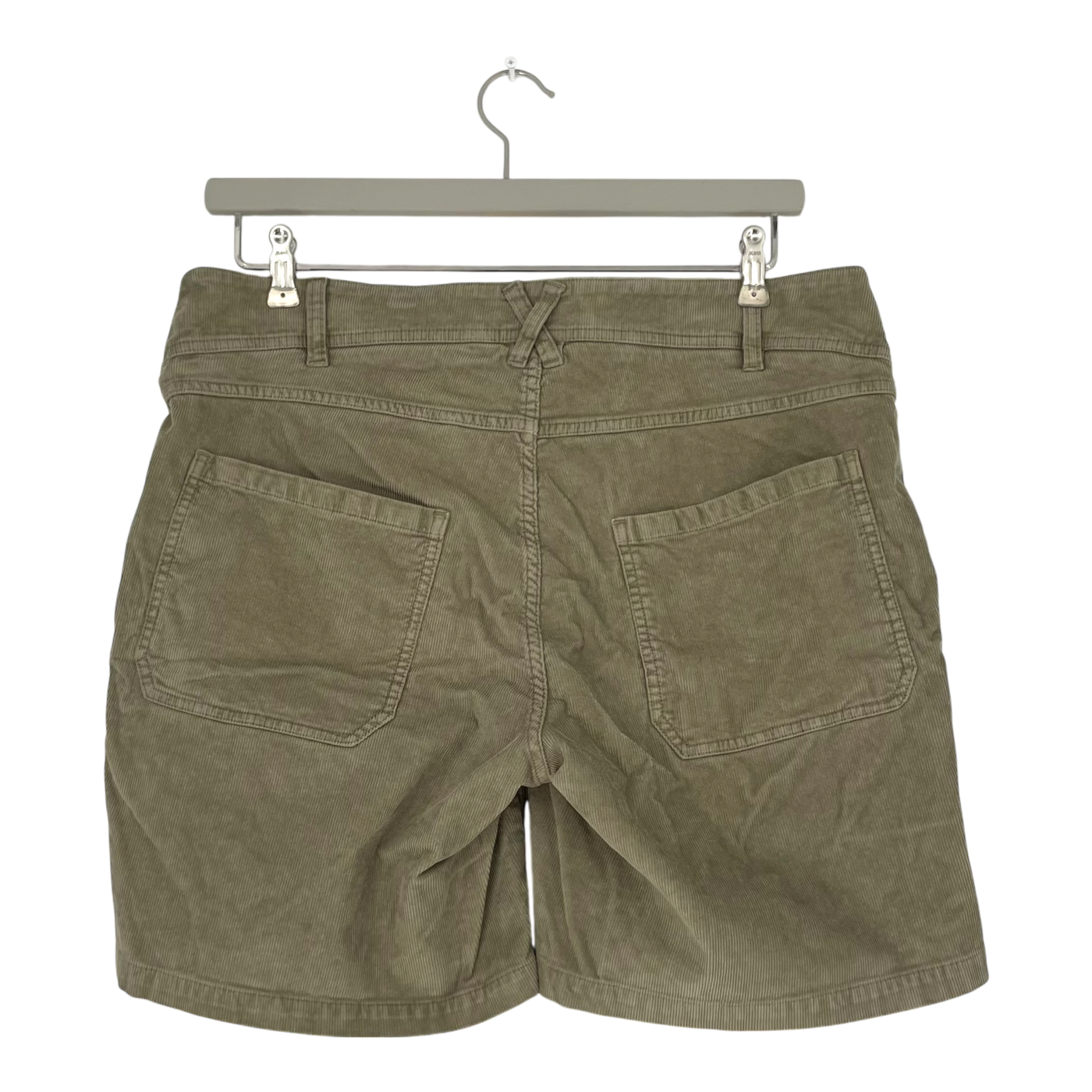 Varg vaxholm corduroy shorts, sage green | woman XL