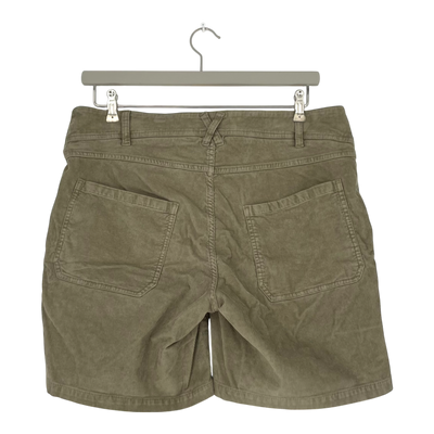 Varg vaxholm corduroy shorts, sage green | woman XL