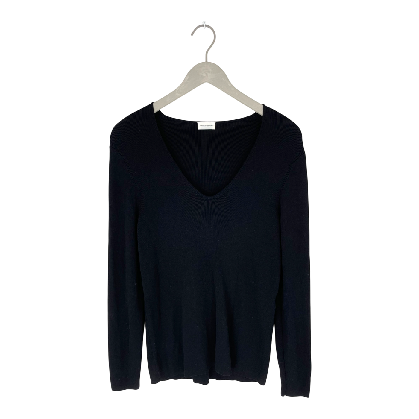 By Malene Birger irmah knit shirt, black | woman XL