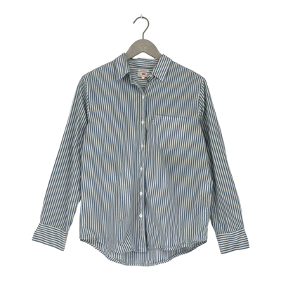 Levi's collar shirt, stripe | woman M