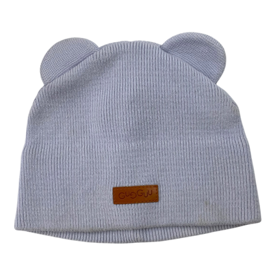 Gugguu cotton knitted beanie, light blue | 44/46cm