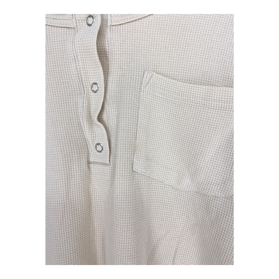 Kaiko waffle shirt, cream | woman M
