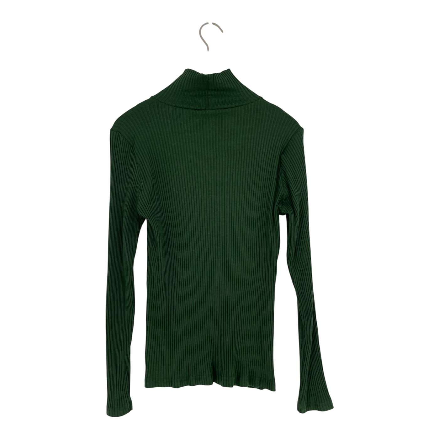 Riva Clothing rib turtleneck shirt, green | woman XL