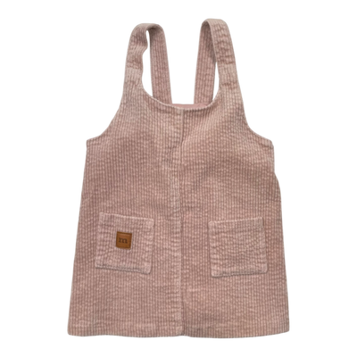 Metsola corduroy dress, pink | 110/116cm