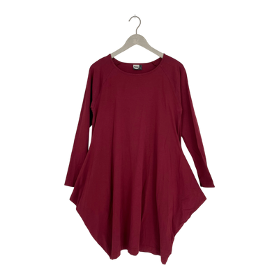 Papu kanto dress, burgundy | woman L