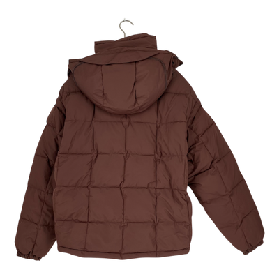 Embassy of Bricks and Logs Nonsan puffer jacket, wine | unisex L