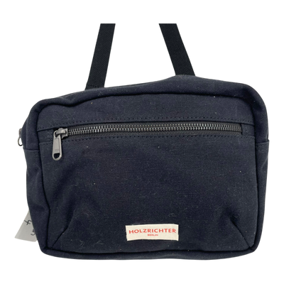 Holzrichter canvas crossbody bag, black