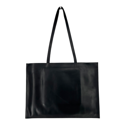 Holzrichter leather laptop bag, black