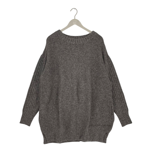 KARINFRAIDENRAIJ oversize lamawool sweater, grey | woman M
