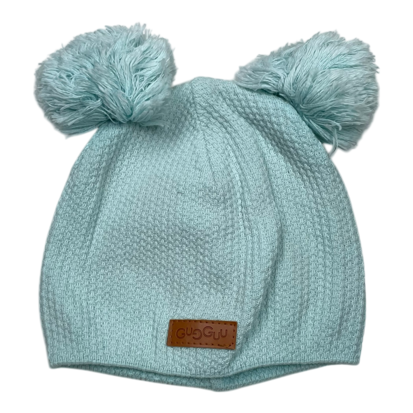 Gugguu cotton knit beanie, turquoise | 48/50cm