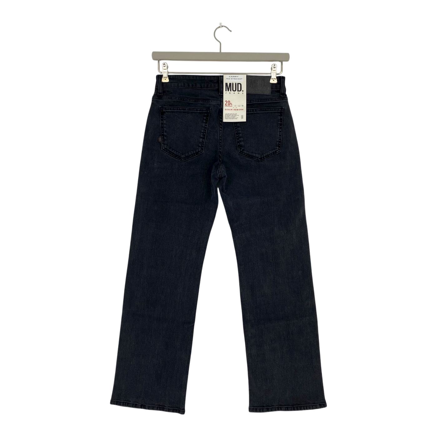 Mud Jeans Carry mid straight jeans, stone vintage | woman 27/30