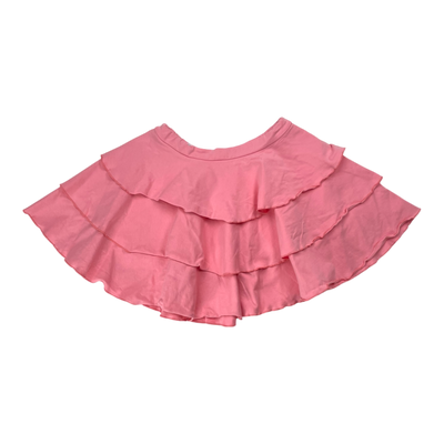 Gugguu tricot frill skirt, pink | 134cm