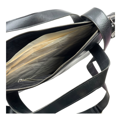 Harold's Bags leather messenger bag, black