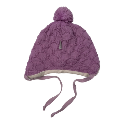 Kivat merino wool usva beanie, lilac | 0-1y