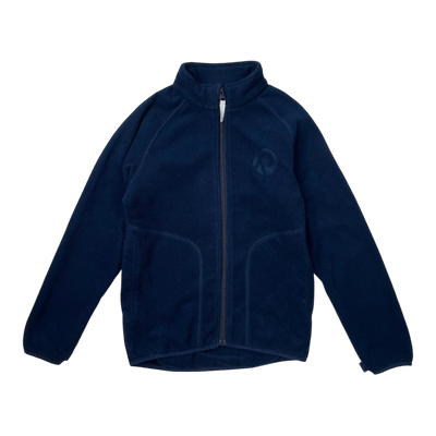 Reima zip fleece jacket, navy blue | 134cm