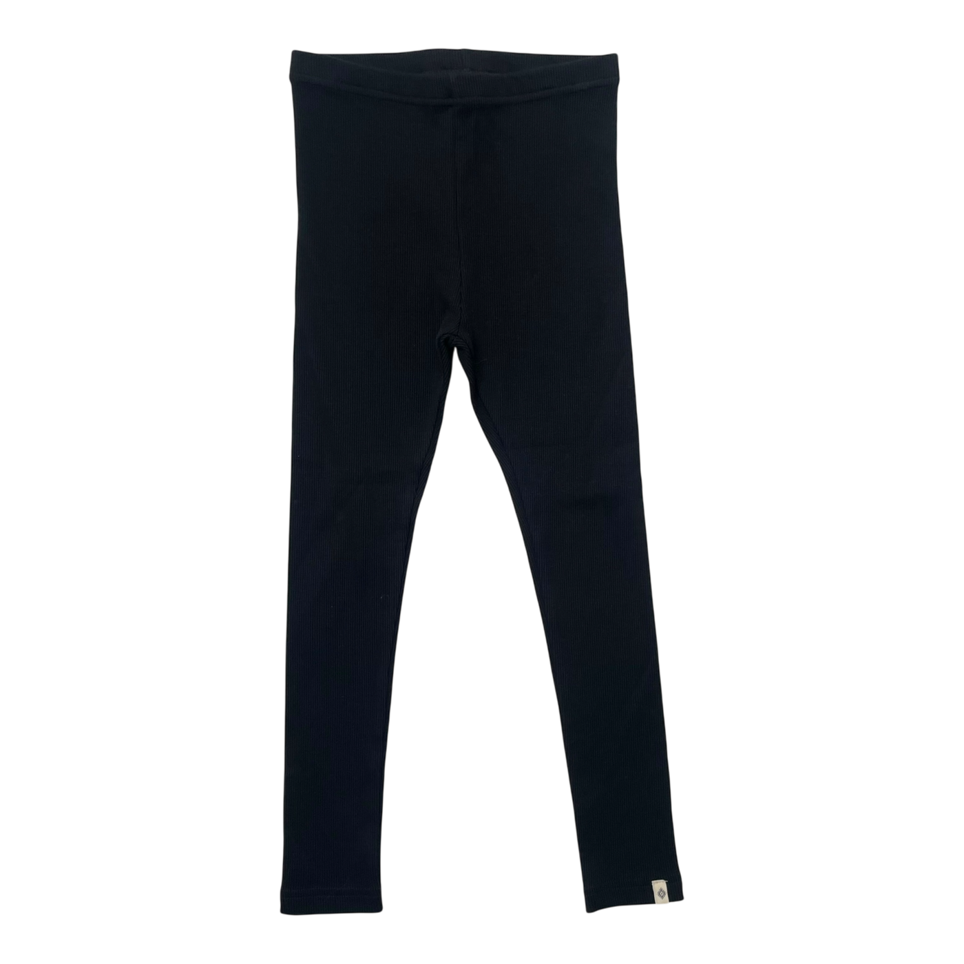 Kaiko rib leggings, black | 110/116cm