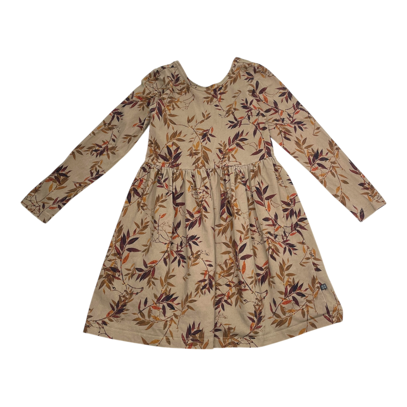 Kaiko dress, golden botany | 122/128cm