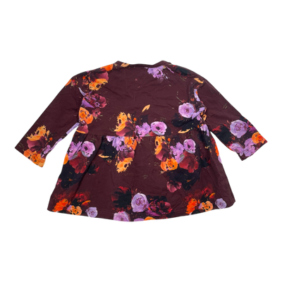 Kaiko tunic shirt, flowers | 98/104cm