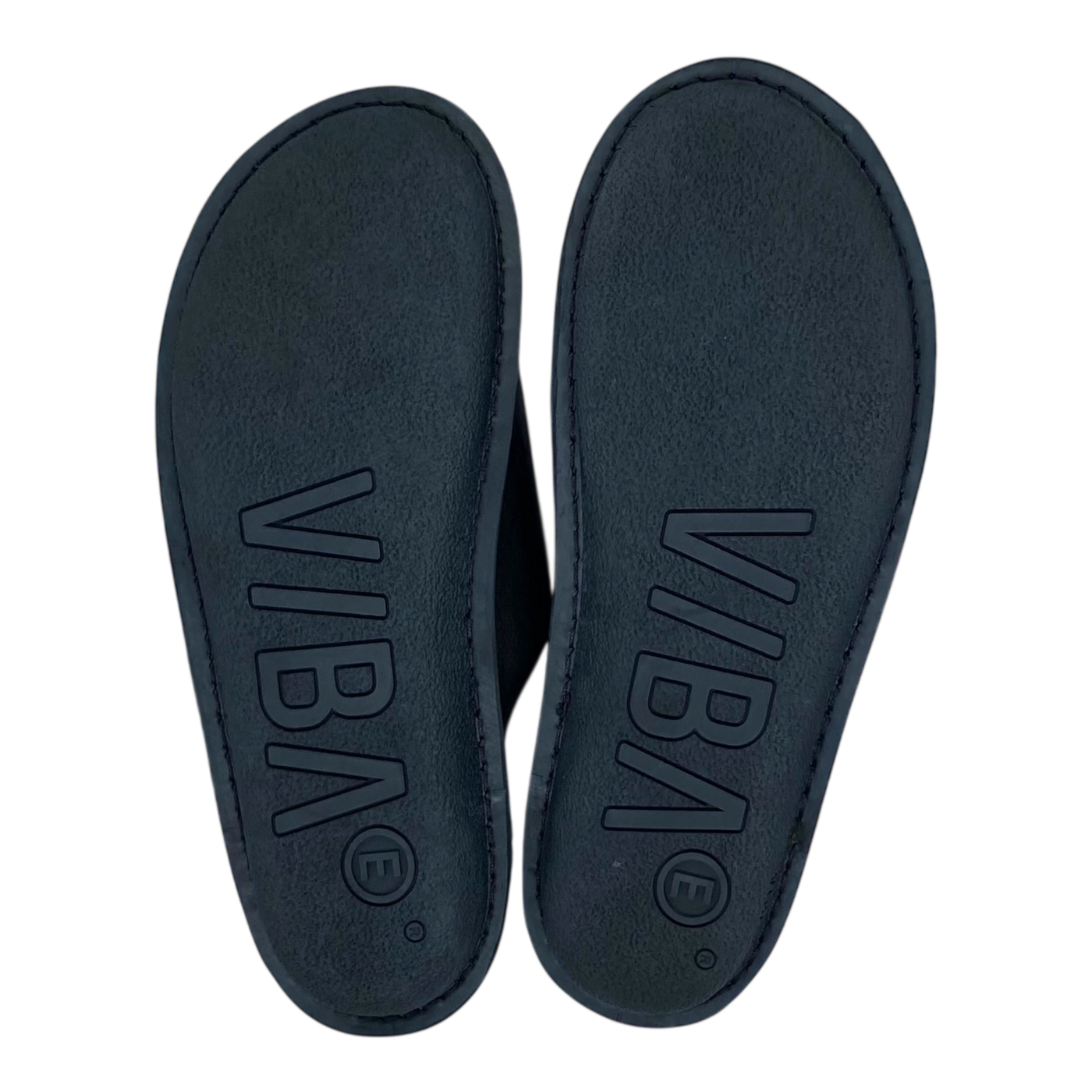 VIBAe Roma leather slippers, preto black | 47