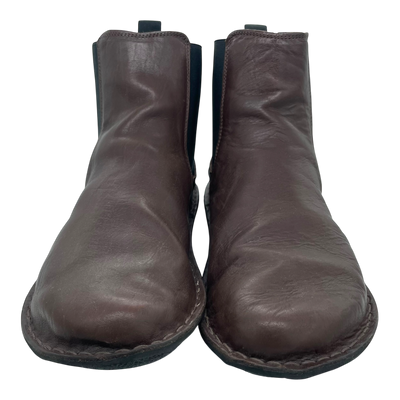 VIBAe Helsinki leather boots, cocoa brown | 44