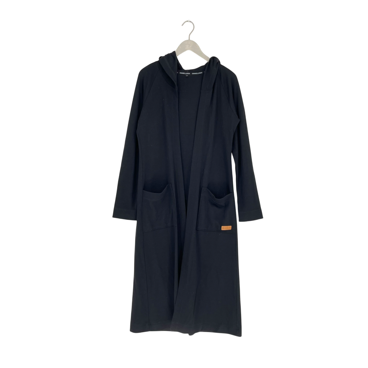 Ommellinen merino long cardigan, black | woman L