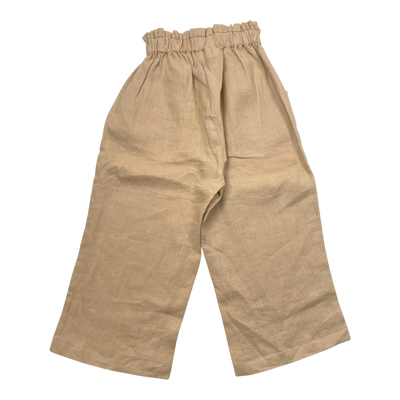 Nakoa linen pants, tan | 116/122cm