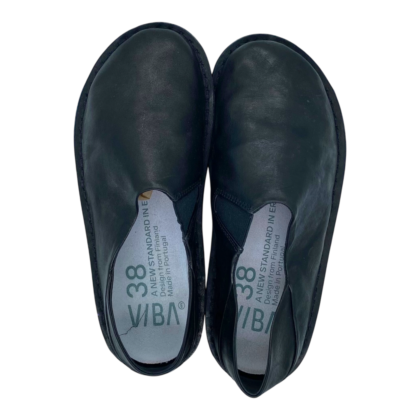 VIBAe Zuma leather shoes, preto black | 38