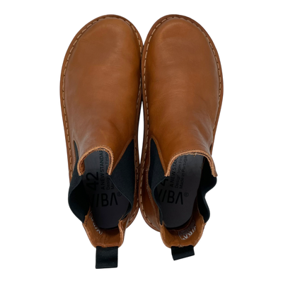 VIBAe Helsinki leather boots, cognac brown | 42