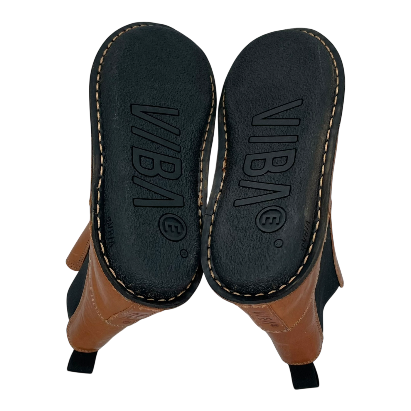 VIBAe Helsinki leather boots, cognac brown | 38