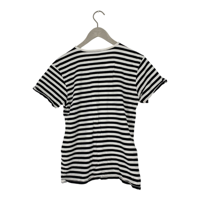 Marimekko stripe t-shirt, black / white | woman S