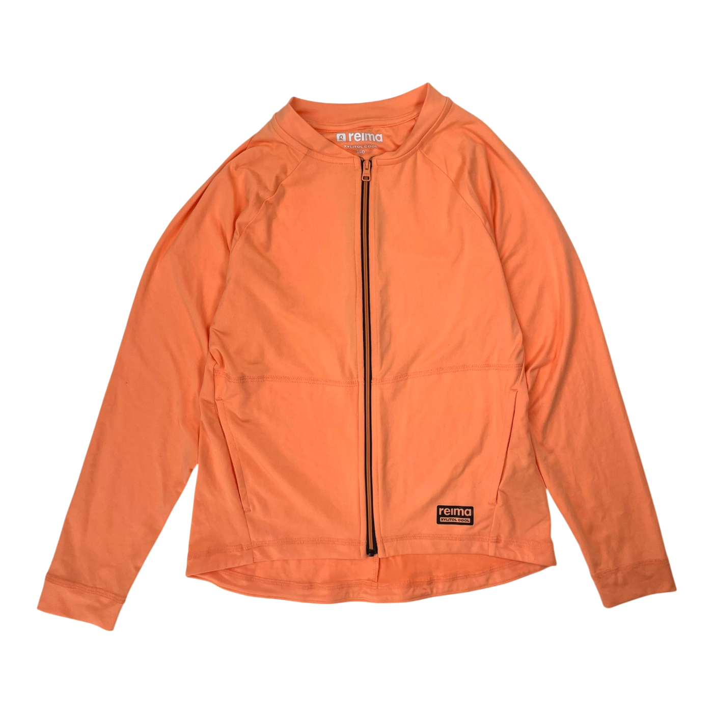 Reima harkat zipper sweater, coral | 140cm