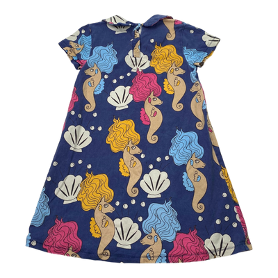 Mini Rodini t-shirt dress, seahorse | 104/110cm