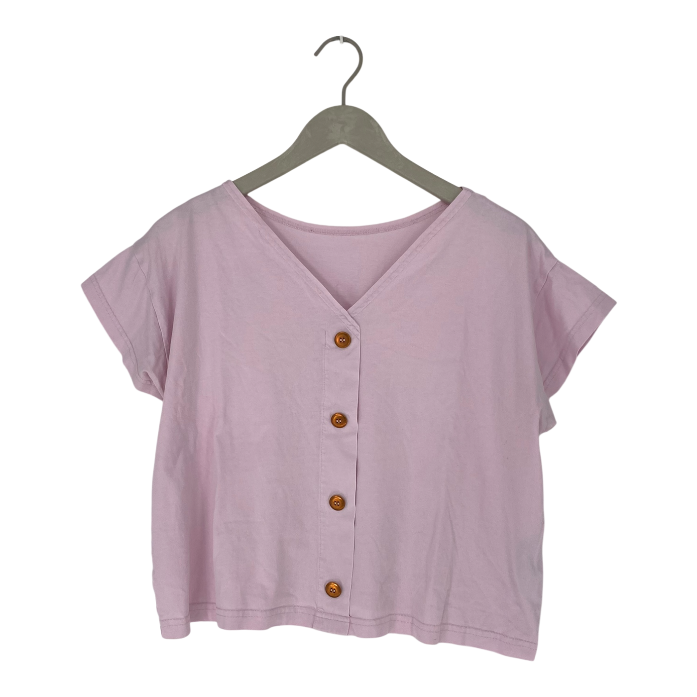 Aarre button top, light rose | woman L