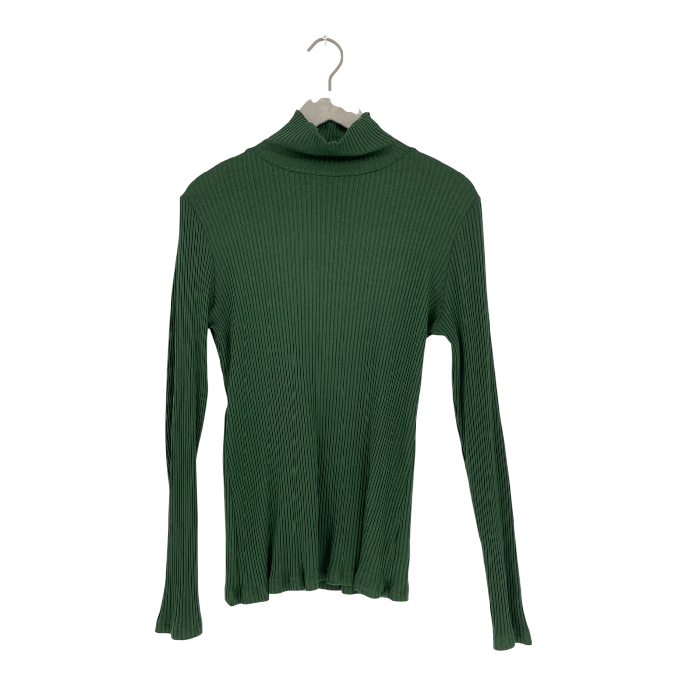Riva Clothing rib turtleneck shirt, green | woman XL