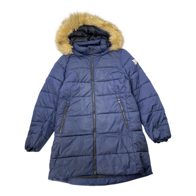 Reima lunta winter jacket, navy blue | 146cm