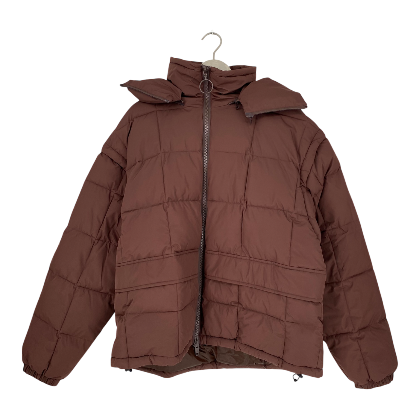 Embassy of Bricks and Logs Nonsan puffer jacket, wine | unisex L