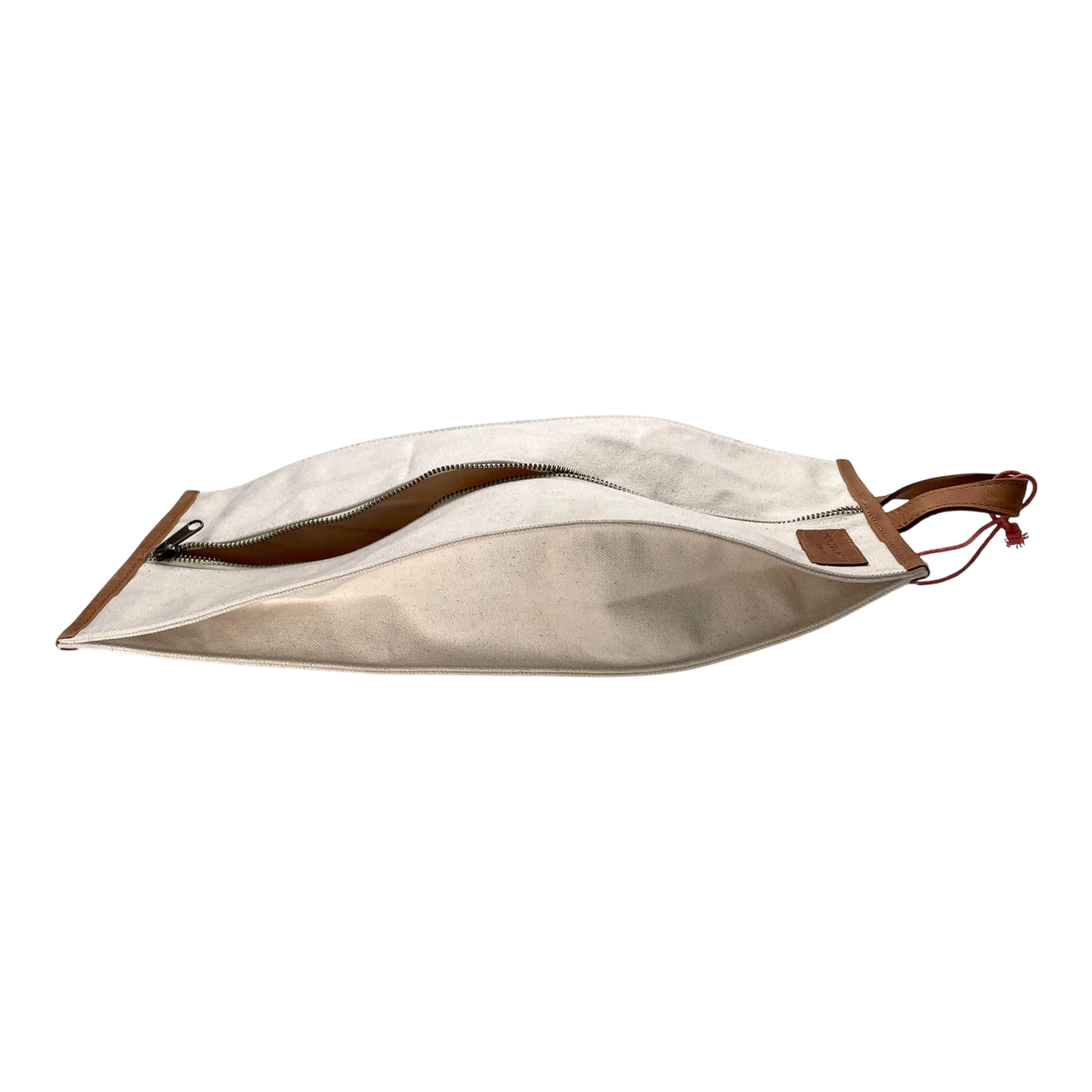 Holzrichter canvas shoe bag, cream