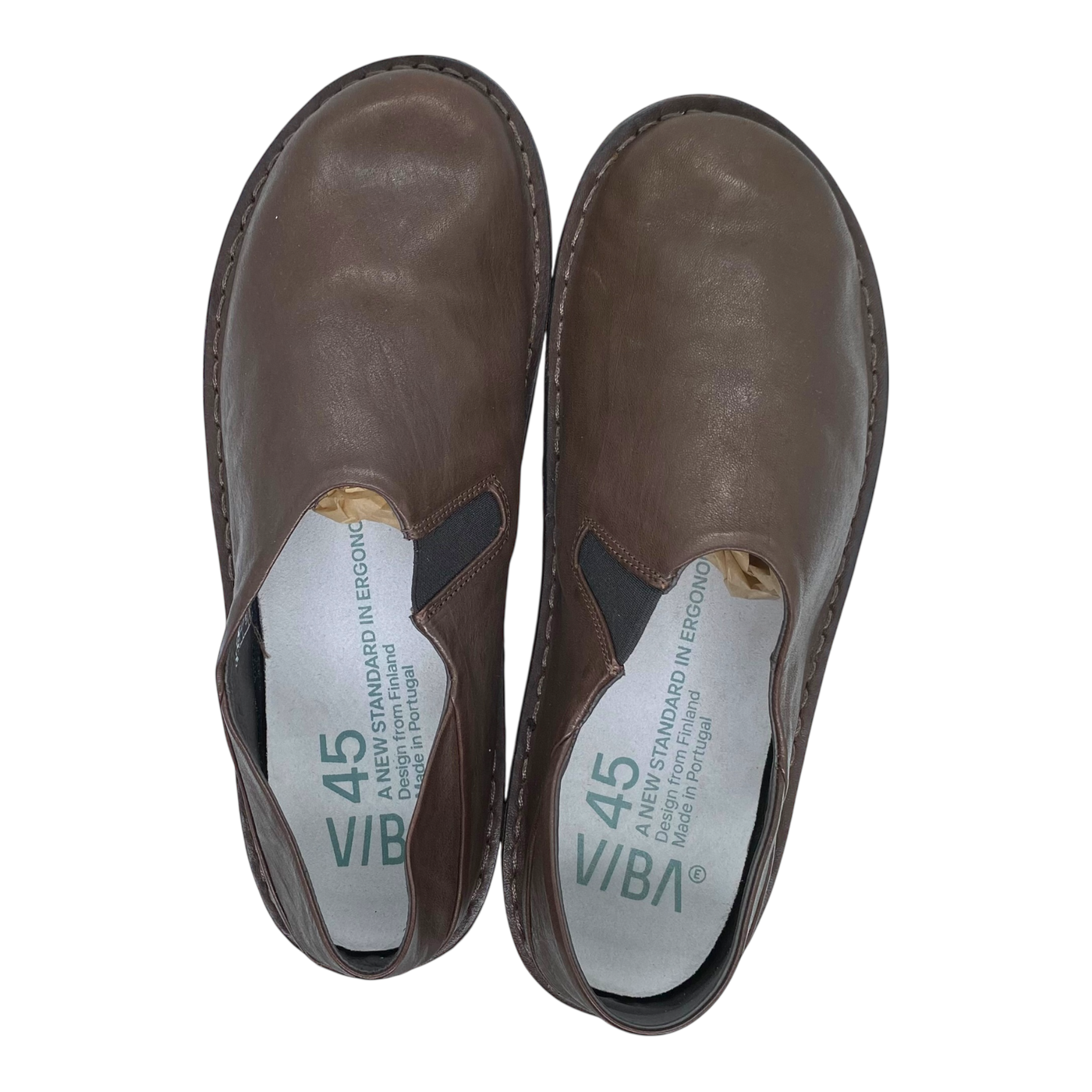 VIBAe Zuma leather shoes, cocoa brown | 45