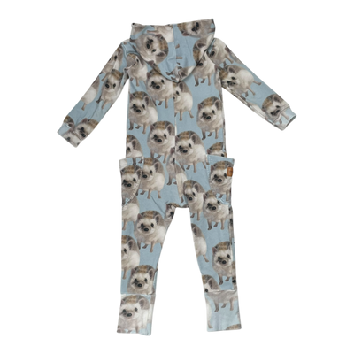 Metsola sweat jumpsuit, hedgehog | 98/104cm