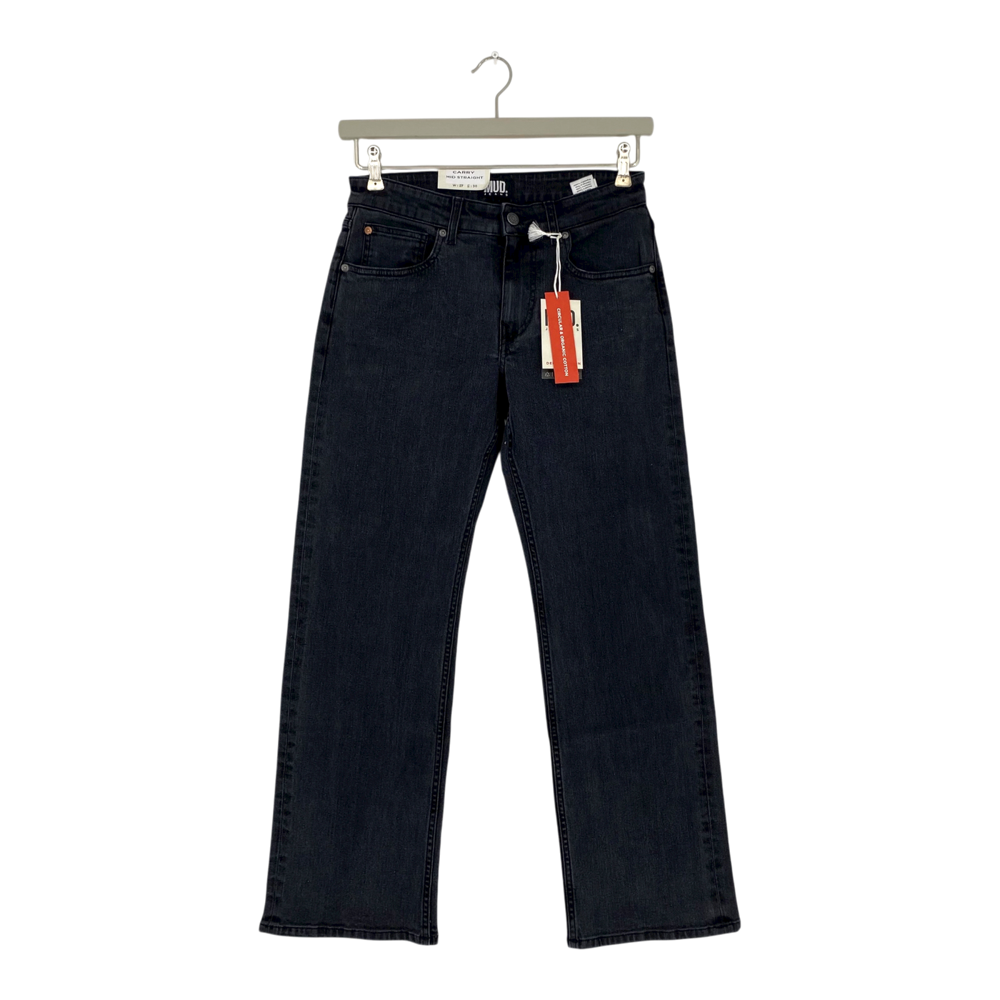 Mud Jeans Carry mid straight jeans, stone vintage | woman 27/30