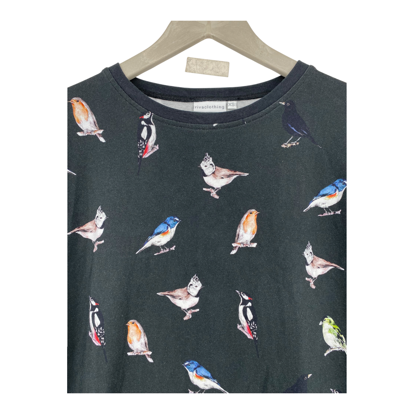 Riva Clothing muisto t-shirt dress, linnut | woman XS