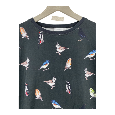 Riva Clothing muisto t-shirt dress, linnut | woman XS